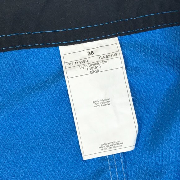 🌊Quiksilver Men's Swim Trunks | Blue | Size 38 - Picture 8 of 11